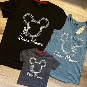 Disney family shirt set